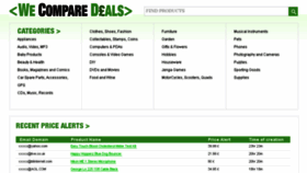 What Wecomparedeals.co.uk website looked like in 2015 (8 years ago)