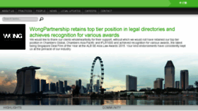 What Wongpartnership.com website looked like in 2015 (8 years ago)