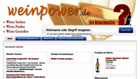 What Weinpower.de website looked like in 2015 (8 years ago)