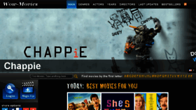 What Wow-movies.org website looked like in 2015 (8 years ago)