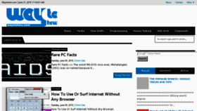 What Waytohow.com website looked like in 2015 (8 years ago)