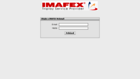 What Webmail.imafex.sk website looked like in 2015 (8 years ago)