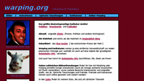 What Warping.org website looked like in 2015 (8 years ago)