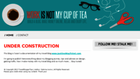 What Workisnotmycupoftea.com website looked like in 2015 (8 years ago)