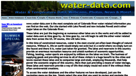 What Water-data.com website looked like in 2015 (8 years ago)