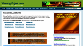 What Warung-pojok.com website looked like in 2015 (8 years ago)