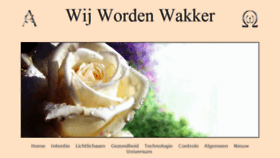 What Wijwordenwakker.org website looked like in 2015 (8 years ago)