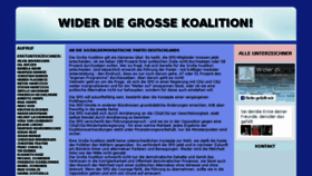 What Wider-die-grosse-koalition.de website looked like in 2015 (8 years ago)