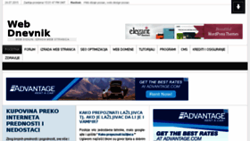 What Webdnevnik.com website looked like in 2015 (8 years ago)