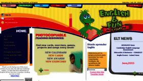 What Welcometoenglishandfun.com website looked like in 2015 (8 years ago)