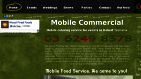 What Woodfirefoods.com.au website looked like in 2015 (8 years ago)