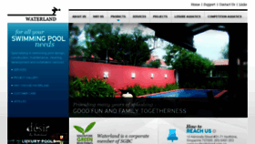 What Waterland.com.sg website looked like in 2015 (8 years ago)