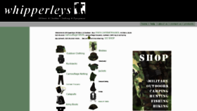What Whipperleys.co.uk website looked like in 2015 (8 years ago)