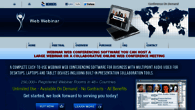 What Webwebinar.com website looked like in 2015 (8 years ago)