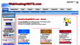 What Webhostinghints.com website looked like in 2015 (8 years ago)