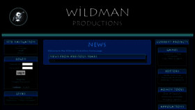 What Wildman-productions.org website looked like in 2015 (8 years ago)