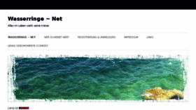 What Wasserringe.net website looked like in 2015 (8 years ago)