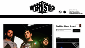 What Waterstreetmusic.com website looked like in 2015 (8 years ago)