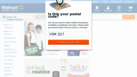What Walmart.ca website looked like in 2015 (8 years ago)