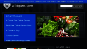 What Wildguns.com website looked like in 2015 (8 years ago)
