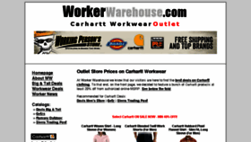 What Workerwarehouse.com website looked like in 2015 (8 years ago)