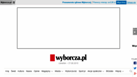What Wyborcza.pl website looked like in 2015 (8 years ago)