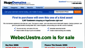 What Webecuestre.com website looked like in 2015 (10 years ago)