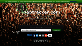 What Webtracker.com website looked like in 2015 (8 years ago)