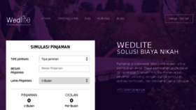 What Wedlite.com website looked like in 2015 (8 years ago)