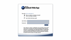 What Webmail.adt.com website looked like in 2015 (8 years ago)