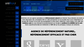 What Web3clics.fr website looked like in 2015 (8 years ago)