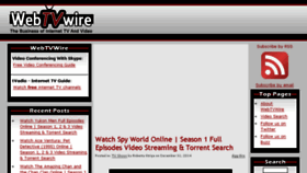 What Webtvwire.com website looked like in 2015 (8 years ago)
