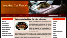 What Weddingcarhirerental.com website looked like in 2015 (8 years ago)
