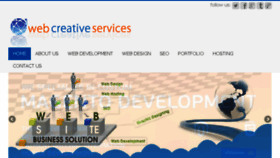 What Webcreativeservices.com website looked like in 2015 (8 years ago)