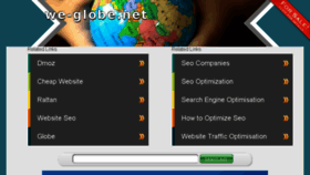 What We-globe.net website looked like in 2015 (8 years ago)