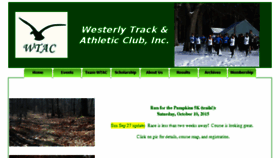 What Westerlytrackclub.org website looked like in 2015 (8 years ago)
