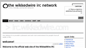 What Wikkedwire.com website looked like in 2015 (8 years ago)