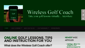 What Wirelessgolfcoach.com website looked like in 2015 (8 years ago)