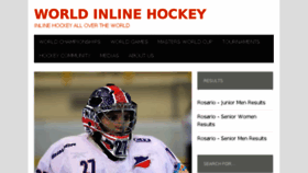 What Worldinlinehockey.org website looked like in 2015 (8 years ago)