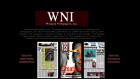 What Womacknewspapers.com website looked like in 2015 (8 years ago)