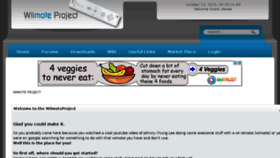 What Wiimoteproject.com website looked like in 2015 (8 years ago)