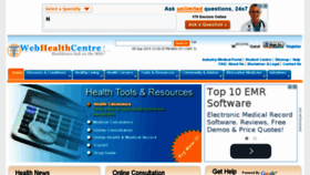 What Webhealthcentre.com website looked like in 2015 (8 years ago)