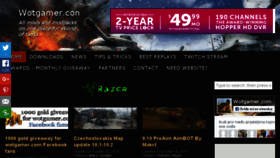 What Wotgamer.com website looked like in 2015 (8 years ago)
