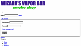 What Wizardsvaporbar.com website looked like in 2015 (8 years ago)