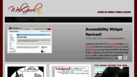 What Webgrrrl.net website looked like in 2015 (8 years ago)