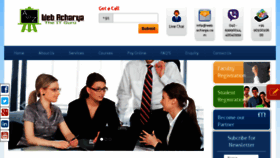 What Webacharya.com website looked like in 2015 (8 years ago)