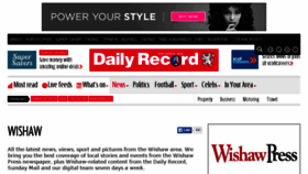What Wishawpress.co.uk website looked like in 2015 (8 years ago)