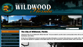 What Wildwood-fl.gov website looked like in 2015 (8 years ago)