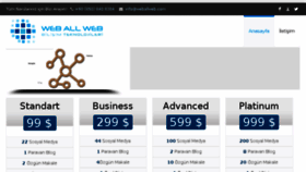 What Weballweb.com website looked like in 2015 (8 years ago)