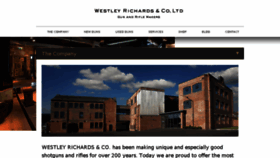 What Westleyrichards.com website looked like in 2015 (8 years ago)